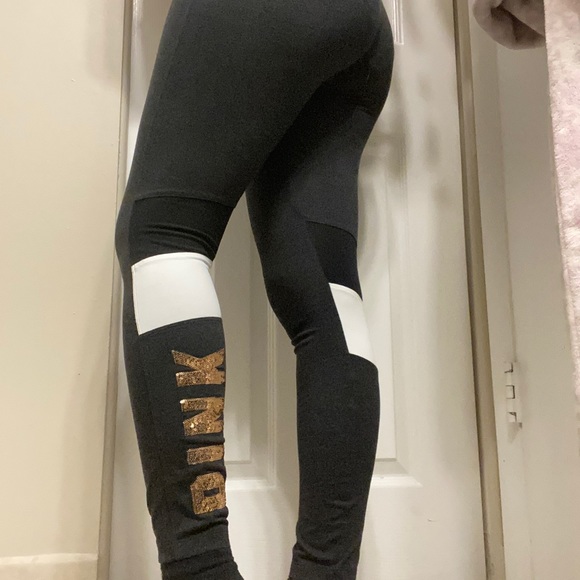 VS PINK yoga leggings with sequins - Picture 13 of 14
